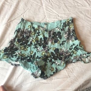 Free people ruffle shorts